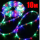 Уличная Гирлянда 10 метров Силиконовый Шланг LED RGB