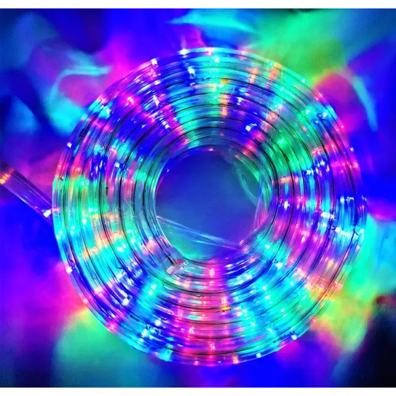 Уличная Гирлянда 10 метров Силиконовый Шланг LED RGB