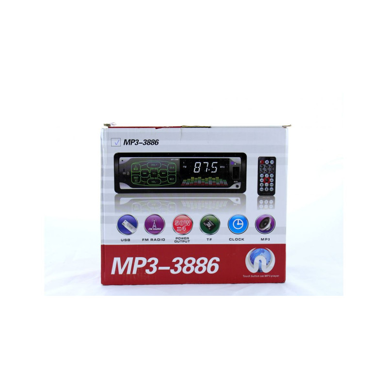 Автомагнитола MP3 3886 ISO 1DIN сенсорный дисплей- Замовити за ціною 891 грн.
