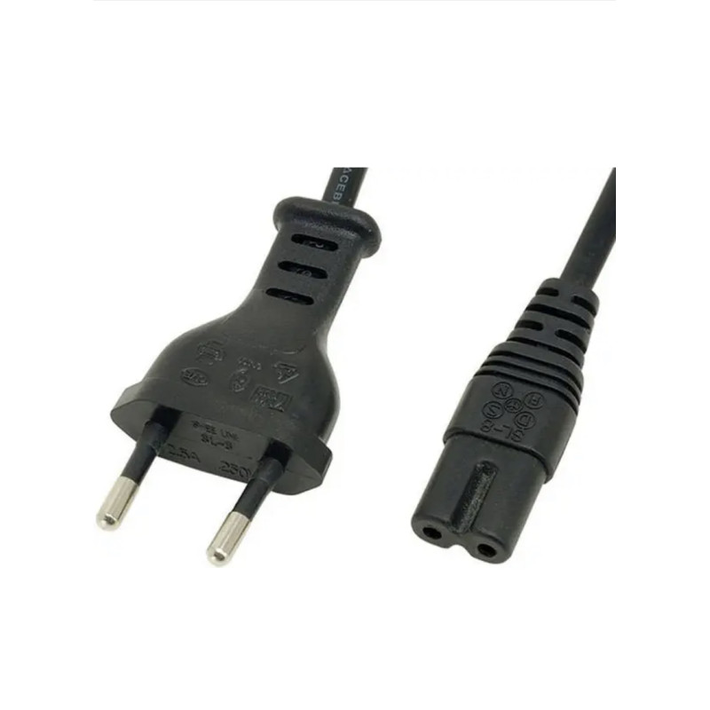 Шнур мережевий для радіо техніки 2 * 0,5 mm (300 шт в ящику)