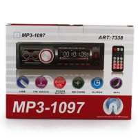 Автомагнитола MP3 1097 BT съемная панель ISO cable