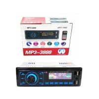 Автомагнітола MP3 3888 ISO 1DIN +BT сенсорний дисплей