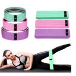 Набор тканевых фитнес резинок Hip Resistance Band- Замовити за ціною 341 грн.