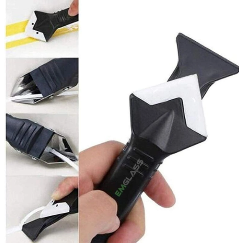 Силиконовый шпатель скребок для герметика силикона для удаления швов SILICON TROWEL & SCRAPER