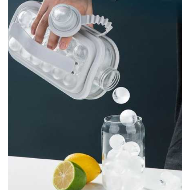 Силиконовая форма для льда ICE CUBE TRAY 17 шариков