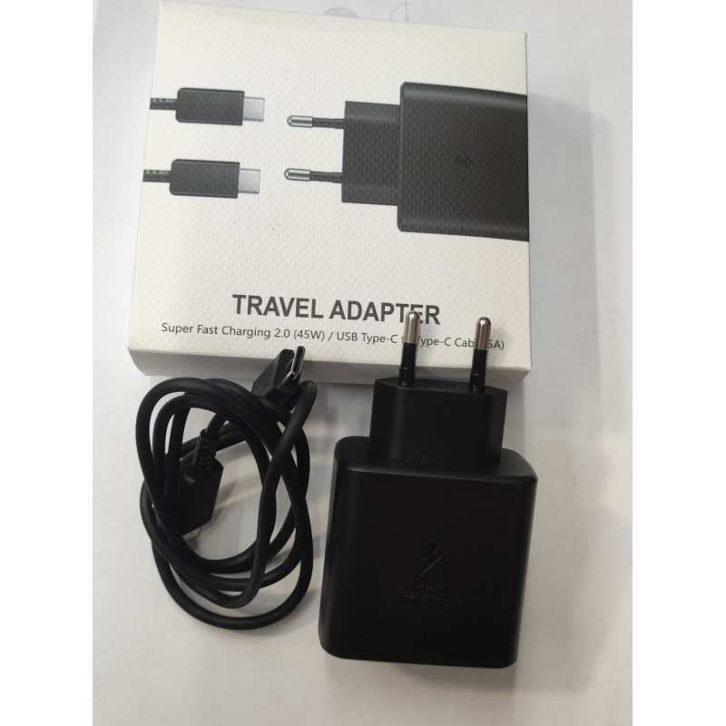 Зарядное устройство 45W Type-C, с кабелем Type-C 9176