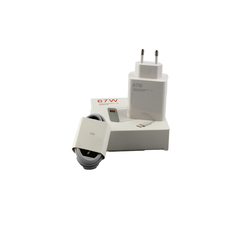 Адаптер USB з кабелем USB-TYPE C 67W- Замовити за ціною 173 грн.