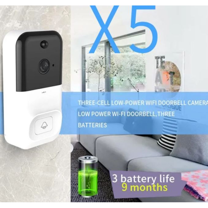 Домофон WiFi X5 Smart Doorbell wifi