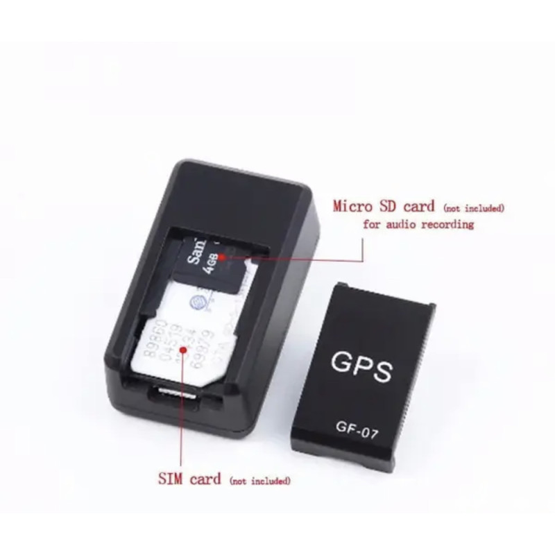 Gps Трекер GF-07 Магнітний | Міні GPS трекер із вбудованими магнітами для кріплення GF-07