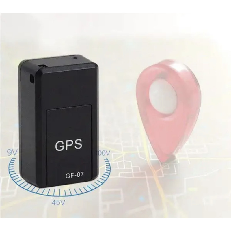 Gps Трекер GF-07 Магнітний | Міні GPS трекер із вбудованими магнітами для кріплення GF-07