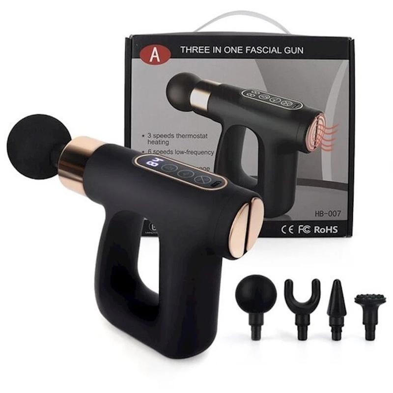Масажер для тіла акумуляторний Fascial Gun hb-007