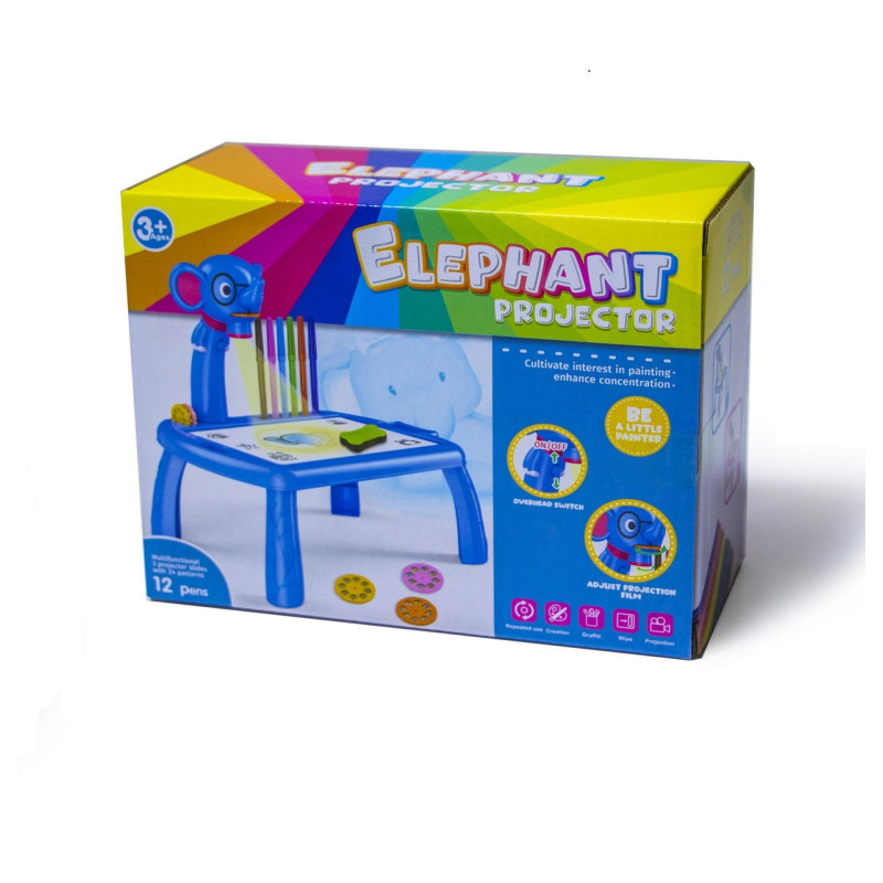 Детский столик проектор для рисования Elephant с проектором , 24 слайда- Замовити за ціною 317 грн.