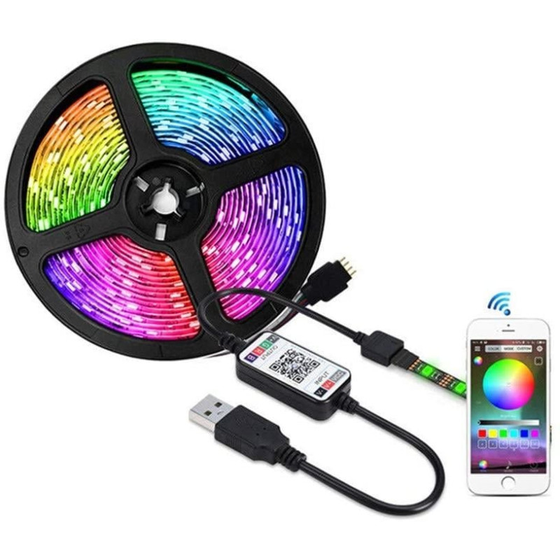 Світлодіодна Led Стрічка 3M для ТБ APP, RGB