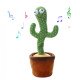 Танцюючий кактус, Dancing Cactus (120 пісень з підсвічуванням)- Замовити за ціною 182 грн.