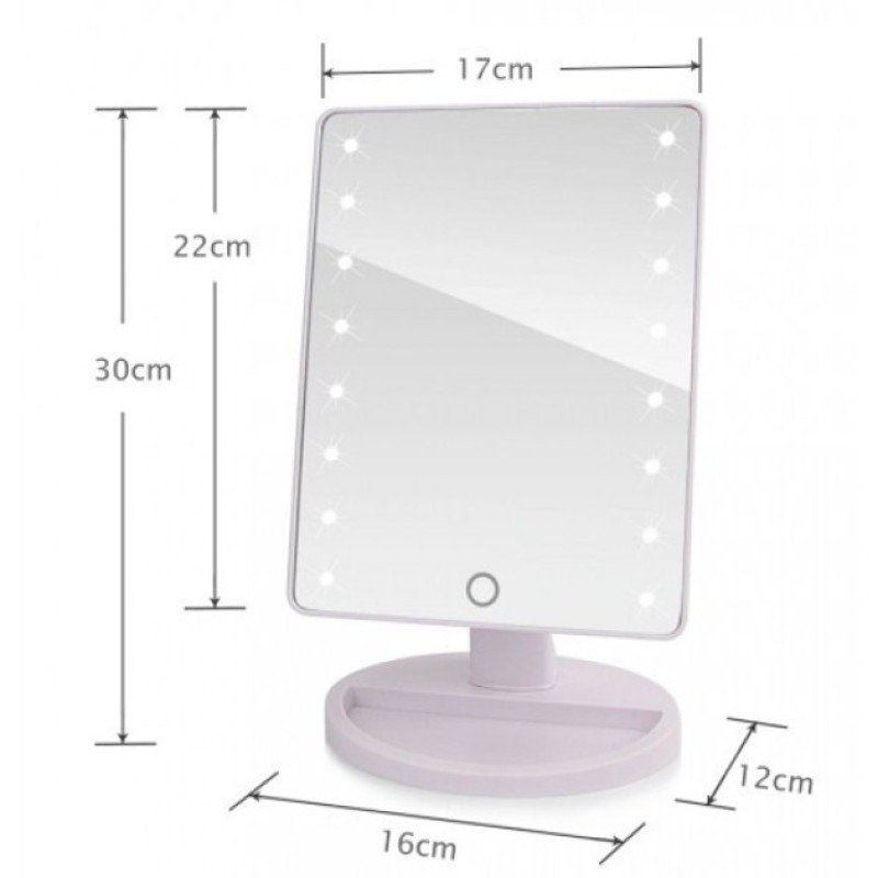 Дзеркало для макіяжу Magic Makeup Mirror з LED-підсвічуванням