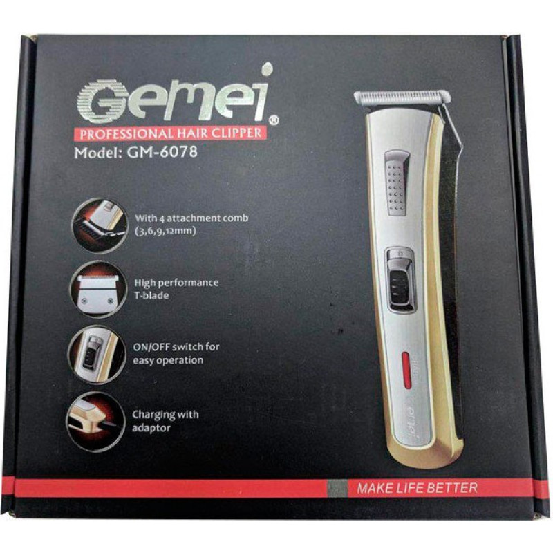 Машинка для стрижки Gemei GM-6078
