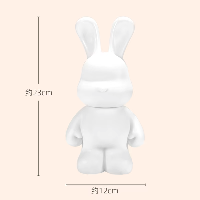 Набор для творчества "Кролик" Fluid Rabbit (23 см) + 3 цвета красок