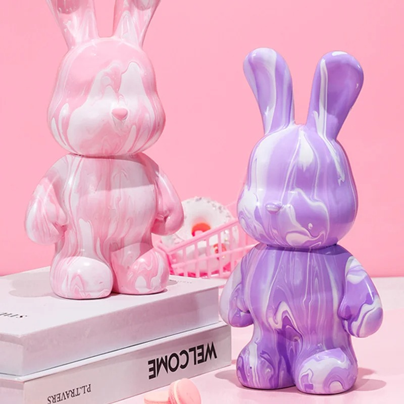 Набор для творчества "Кролик" Fluid Rabbit (23 см) + 3 цвета красок