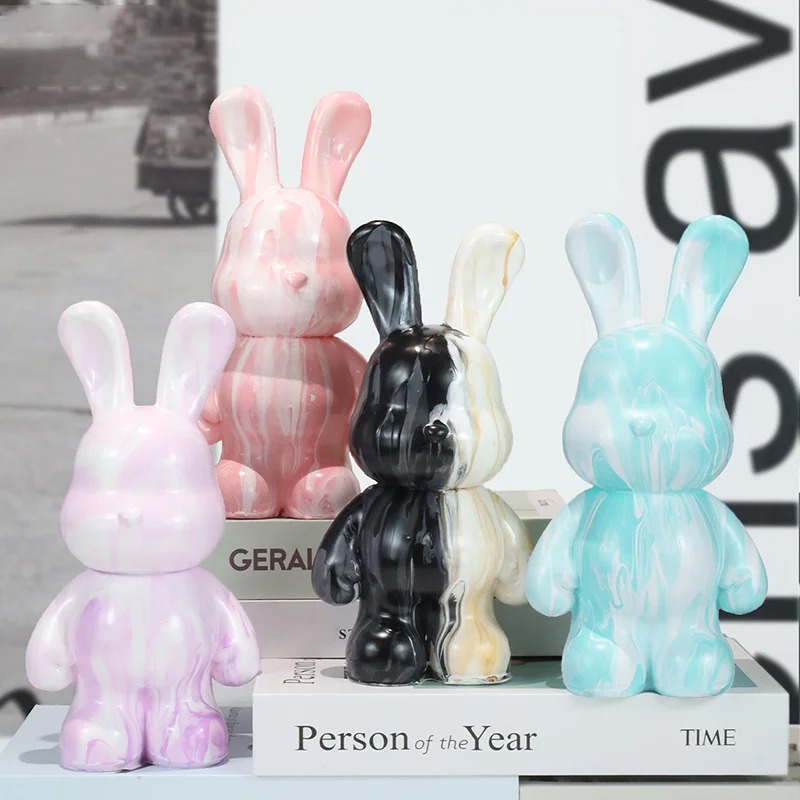 Набор для творчества "Кролик" Fluid Rabbit (23 см) + 3 цвета красок