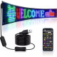 Гибкий светодиодный экран 192 × 1330мм LED Matrix Panel APP WiFi RGB- Замовити за ціною 3661 грн.