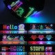 Гибкий светодиодный экран 120 × 595 мм LED Matrix Panel APP WiFi RGB