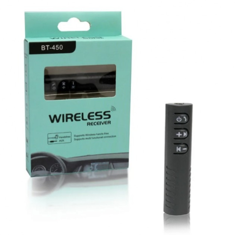 Автомобильный Bluetooth трансмиттер Wireless Receiver B450- Замовити за ціною 100 грн.