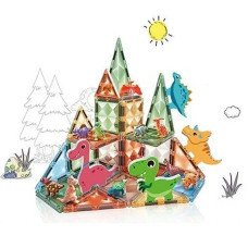 Магнітний конструктор з динозаврами CH1214 (36 деталей)