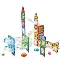 Магнітний конструктор, що світиться CH1226 (90 деталей)