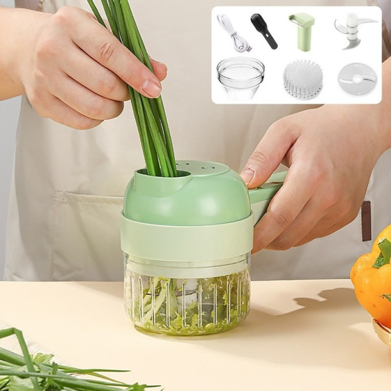 Акумуляторна овочерізка FOOD CHOPPER Catling 4 в 1
