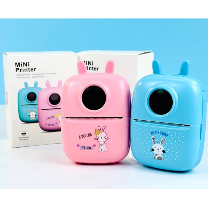 Портативний міні принтер Bluetooth для смартфона Mini Printer D7 (24-23)