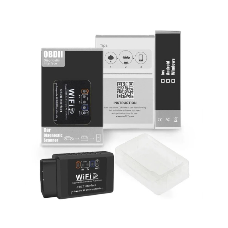 Діагностичний автомобільний сканер ELM327 OBD2-WIFI 