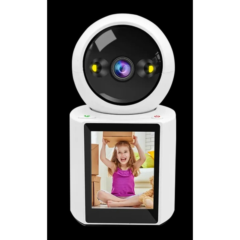 Настольная Wi-Fi видеоняня с экраном 2.8" и видеозвонком V3 ICSEE