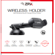 Автодержатель ZPX ZX2114 с беспроводной зарядкой 15W