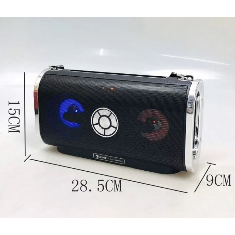 Портативна колонка GOLON RX-A199BT з Bluetooth, USB, SD, FM, світломузикою