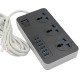 Сетевой фильтр (удлинитель) на 3 розетки и 6 USB AR-CP02- Замовити за ціною 588 грн.