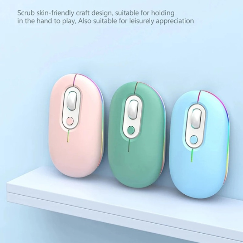 Бездротова миша WIELESS/BT MOUSE CHARGE 902 з RGB-підсвічуванням- Замовити за ціною 197 грн.