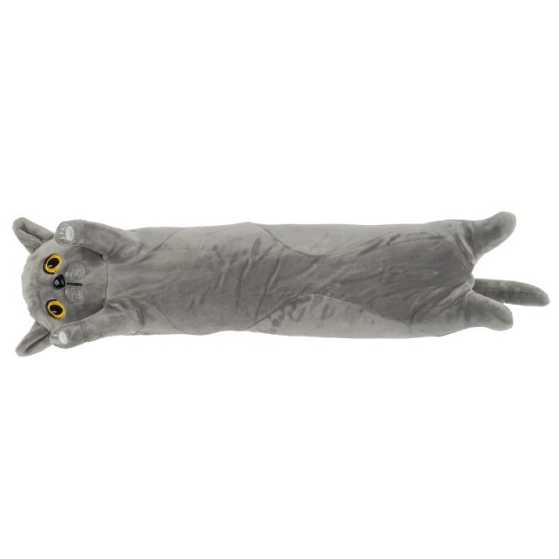 Мягкая игрушка Кот Батон британец, 90 см, серый