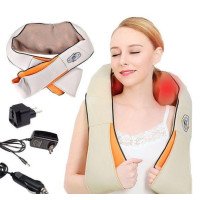 Роликовый массажёр для шеи и плеч Neck Kneading с функцией прогрева