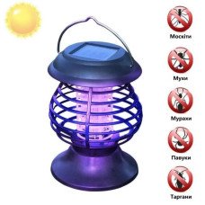 Садовий антимоскітний світильник Bug Zapper на сонячній батареї
