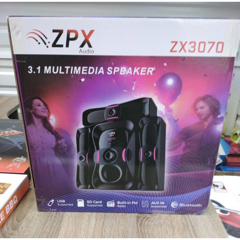 Акустична система ZPX ZX3070, мультимедійна 3.1- Замовити за ціною 3432 грн.