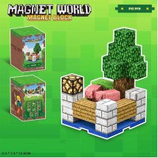Магнітний конструктор "Magnet World" T9904, 3D-набір "Загін для свинок"