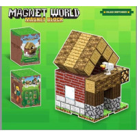 Магнітний конструктор "Magnet World" T9906, 49 деталей "Сільський будиночок"