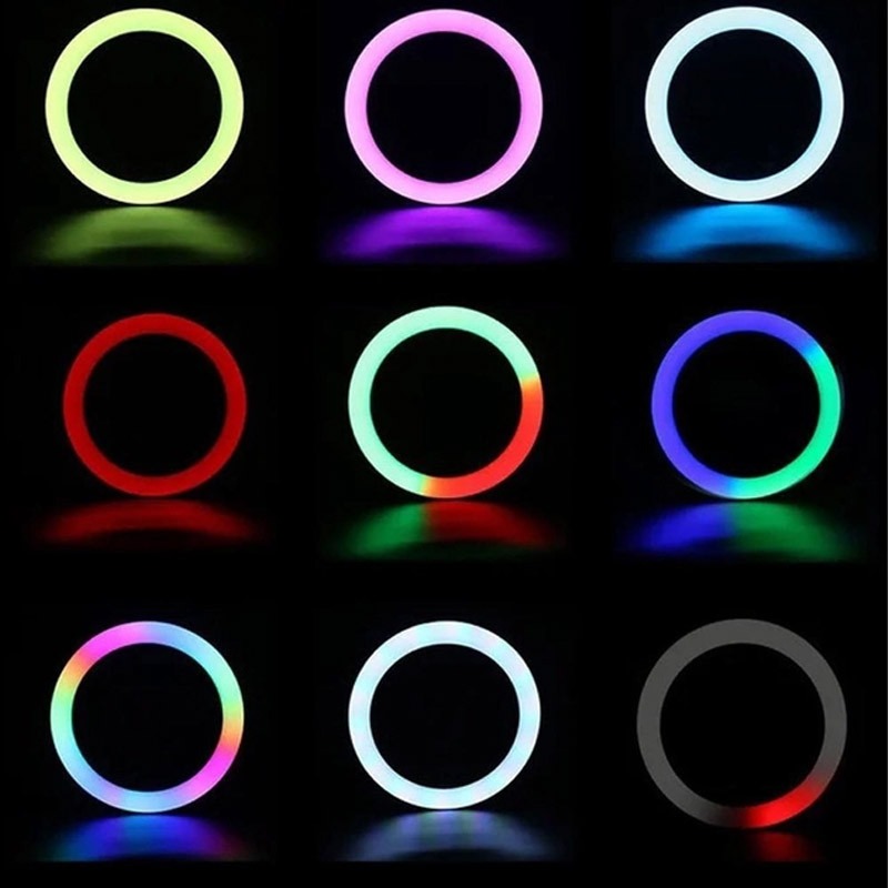 Кільцева RGB LED лампа MJ36, 36 см