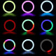 Кольцевая RGB LED лампа MJ36, 36 см