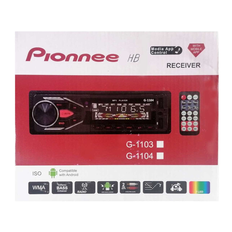 Автомагнитола JSD G-1103 с Bluetooth, USB, microSD, AUX