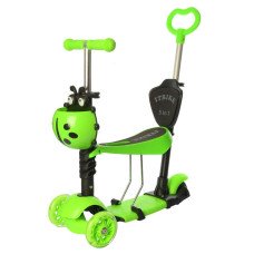 Детский самокат 5-в-1 Scooter с сиденьем и ручкой