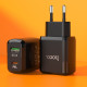 Мережевий зарядний пристрій Hoco N5, PD 20W + QC3.0, 2 порти