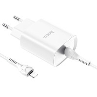 Зарядний пристрій Hoco N14, PD 20W, з кабелем Type-C to Lightning
