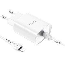 Зарядний пристрій Hoco N14, PD 20W, з кабелем Type-C to Lightning