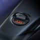 Автомобільний зарядний пристрій Hoco NZ2 PD 30W + QC3.0, з кабелем Lightning